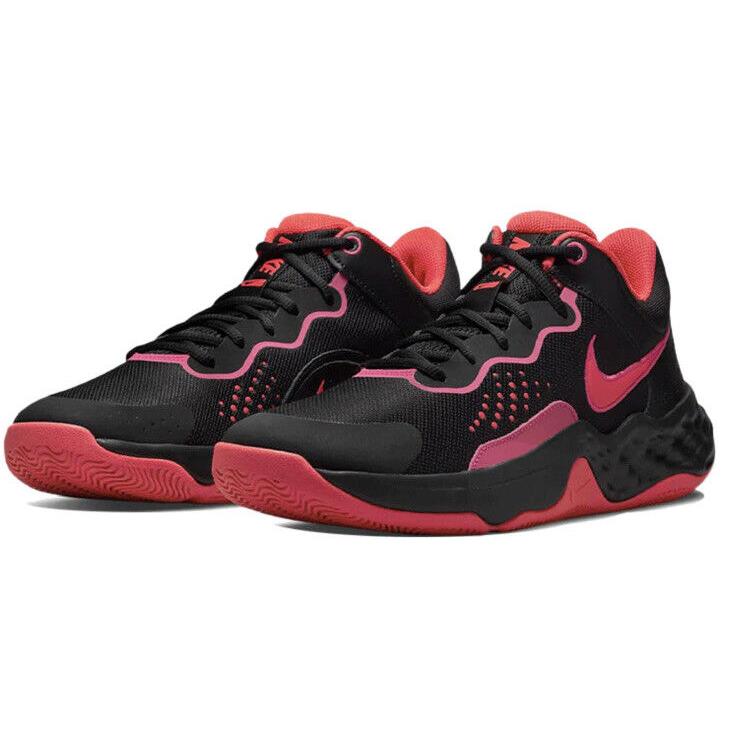 Men Nike Fly.by Mid 3 Basketball Training Shoes Black/siren Red/pink DD9311 002
