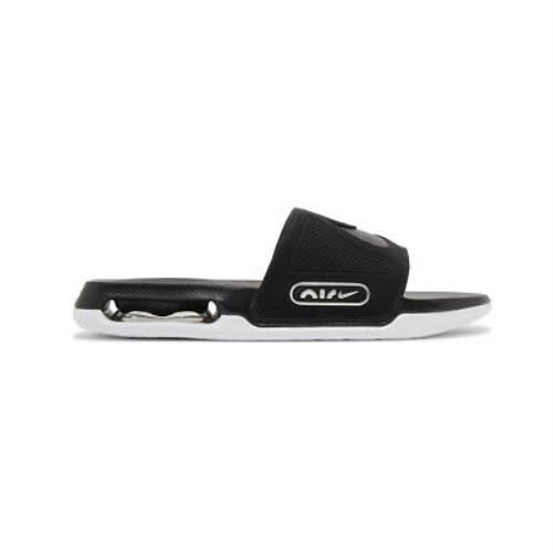 Nike Men`s Air Max Cirro Slide Black Metallic Silver DC1460-004