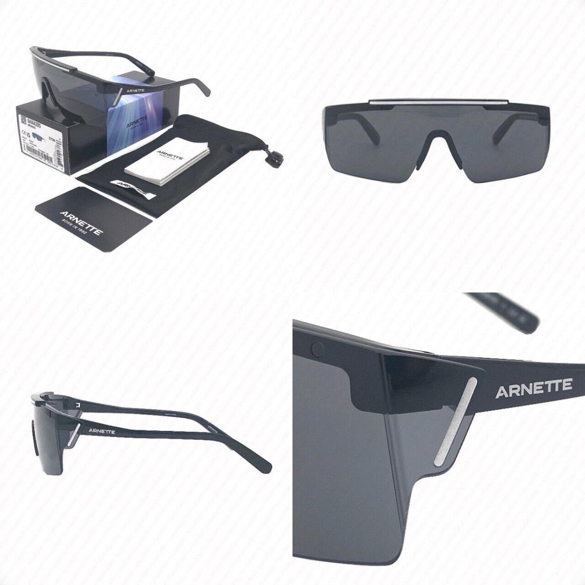 Arnette Deimos AN4285 275387 42mm Black W/dark Grey Shield Lenses Sunglasses
