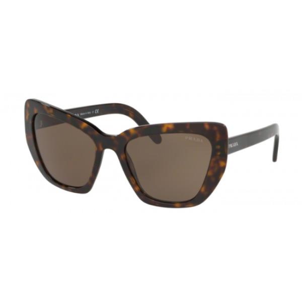 Prada Spr 08V 2AU-8C1 Women Sunglasses Tortoise / Brown Cat Eye - Frame: Tortoise, Lens: Brown