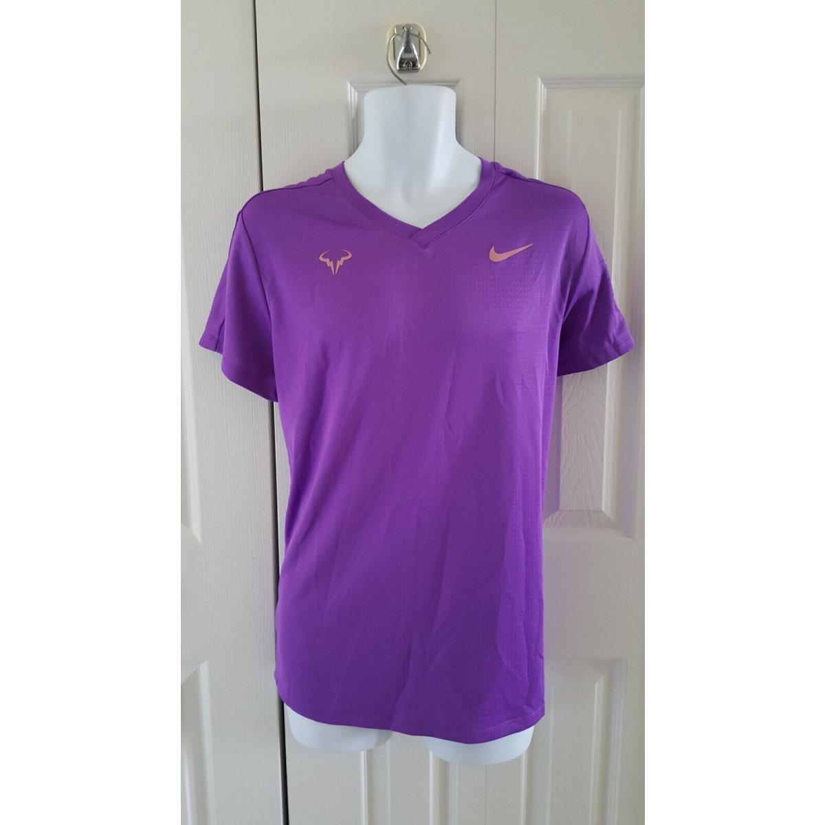 Nike Men`s Rafa Nadal Challenger Tennis Shirt CV2572-528