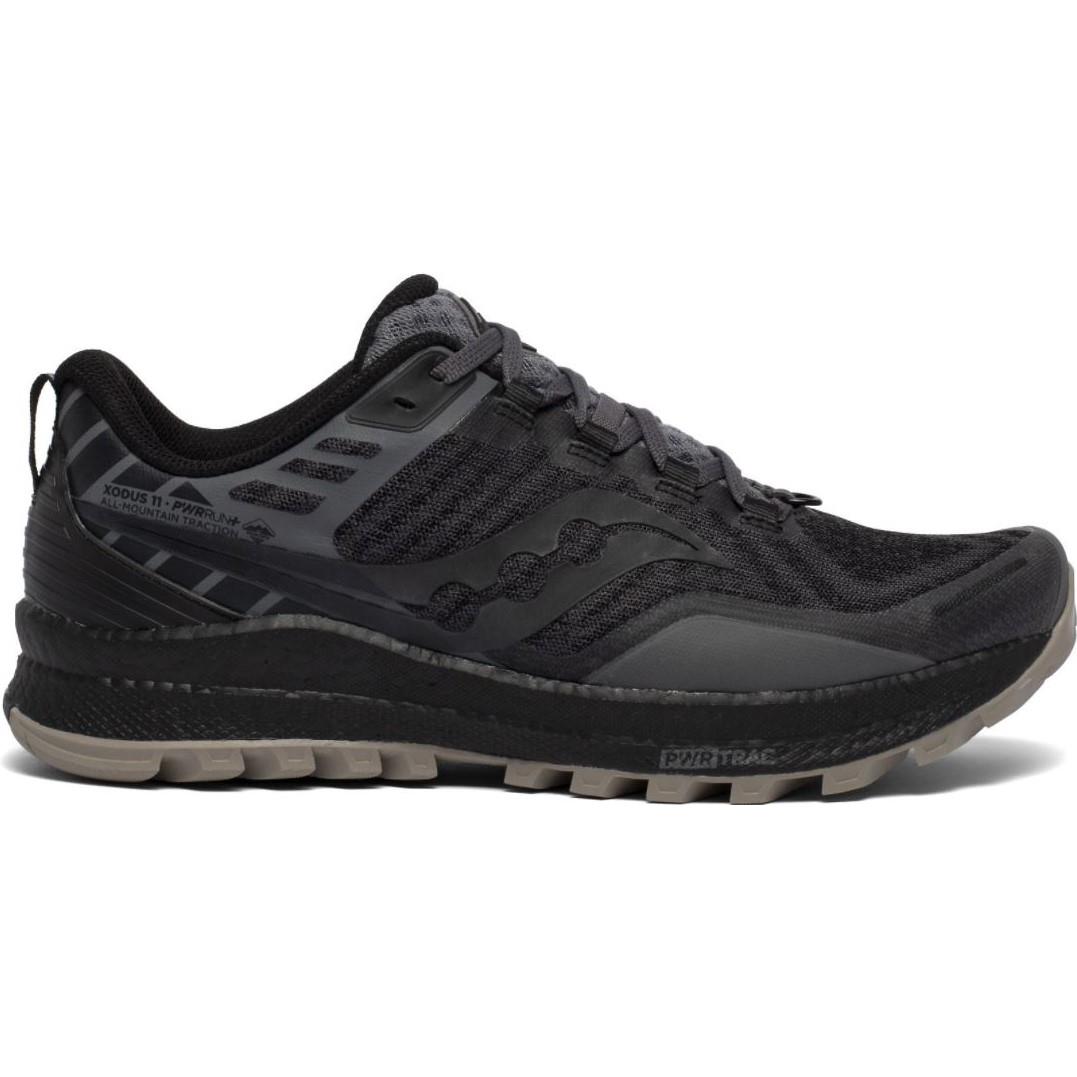 Saucony Xodus 11 Men`s Athletic Running Shoes - S20638-35 S20638-45 Black/Gravel