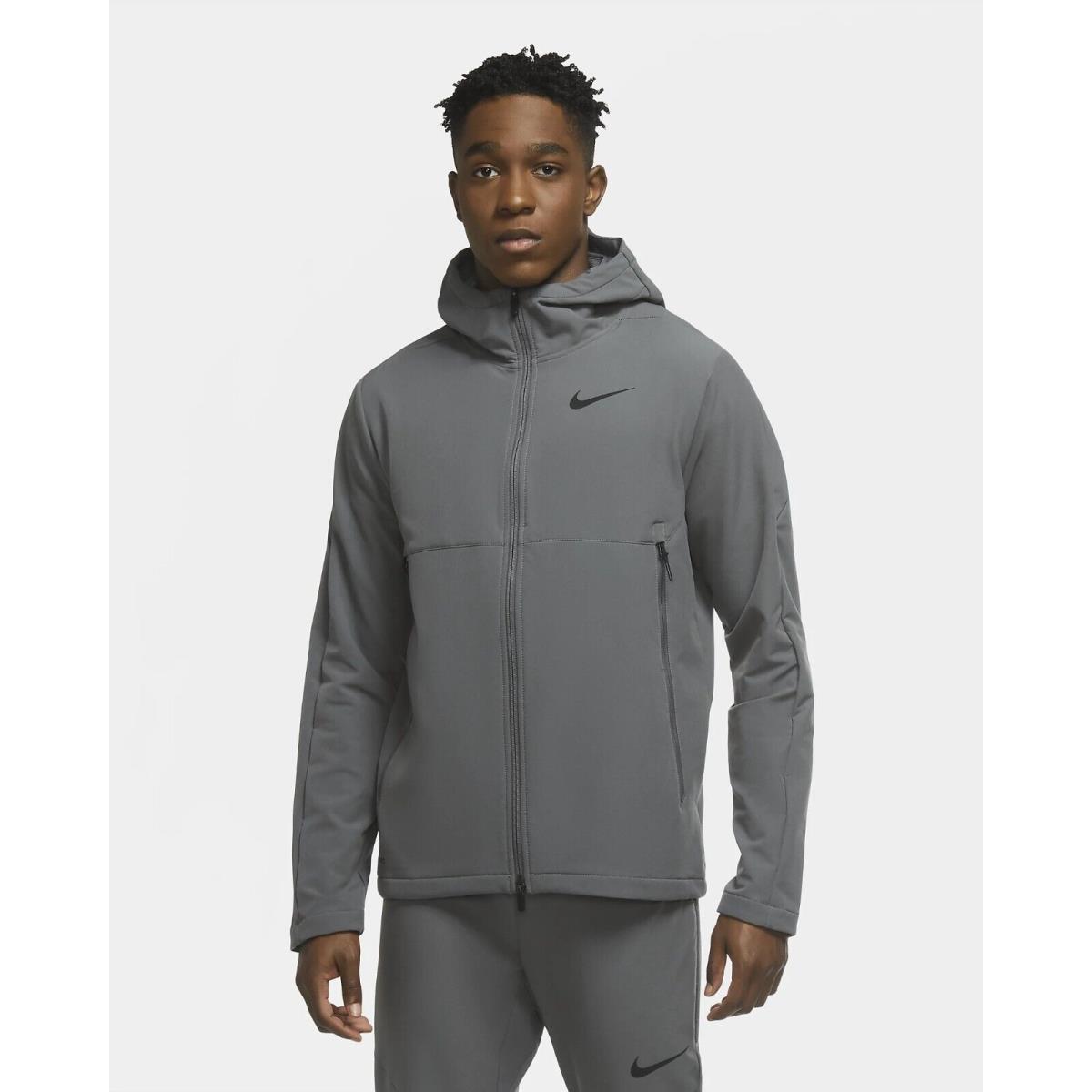 Men`s Nike Winterized Woven Training Jacket CU7346 068 Multi Sizes Iron Grey/bl