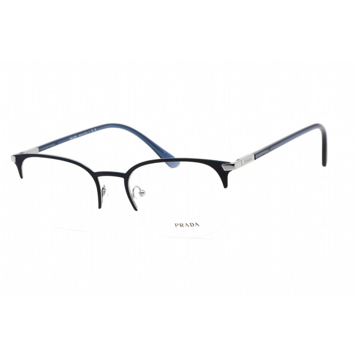 Prada 0PR 57YV-02N1O1 Matte Blue Eyeglasses