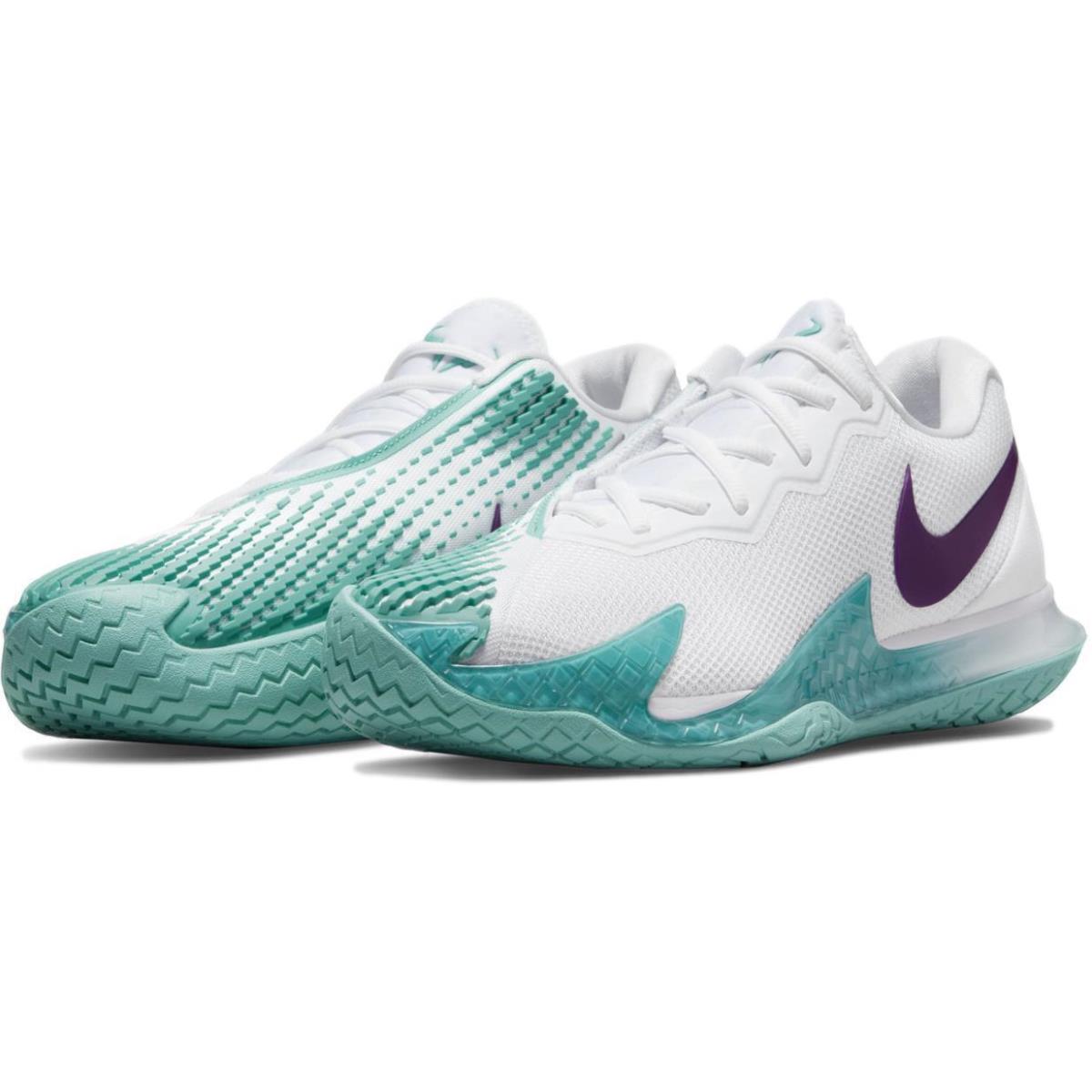 Nike Men`s Court Zoom Vapor Cage 4 Rafa `white Washed Teal` Shoes DD1579-153
