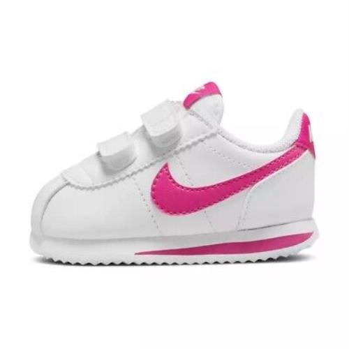 Toddler`s Nike Cortez Basic SL White/pink Prime 904769 109