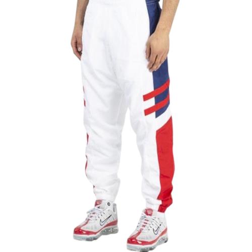 Nike Sportswear White/blue/red Woven Joggers