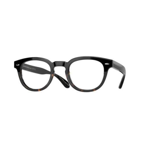Oliver Peoples 0OV5036S Sheldrake Sun 1722SB Black/blue Light Filter Eyeglasses - Frame: Black, Lens: Blue Light Filter