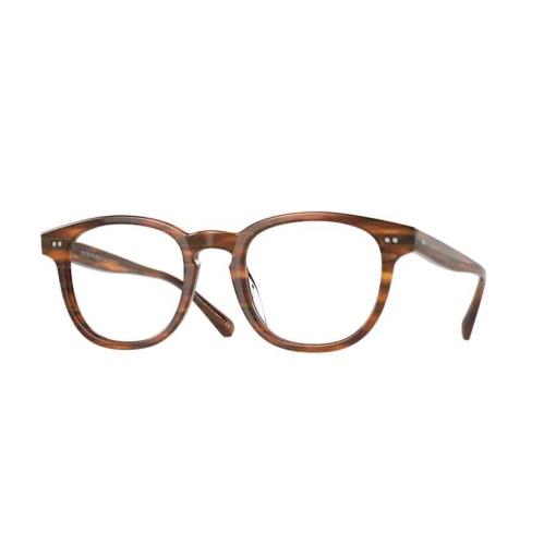 Oliver Peoples 0OV5480U Kisho 1733 Red Mahogany Brown Unisex Eyeglasses - Frame: Brown, Lens: