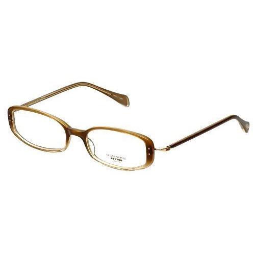 Oliver Peoples Designer Eyeglasses Chrisette Tzgr in Topaz Gradient 49mm Demo LE