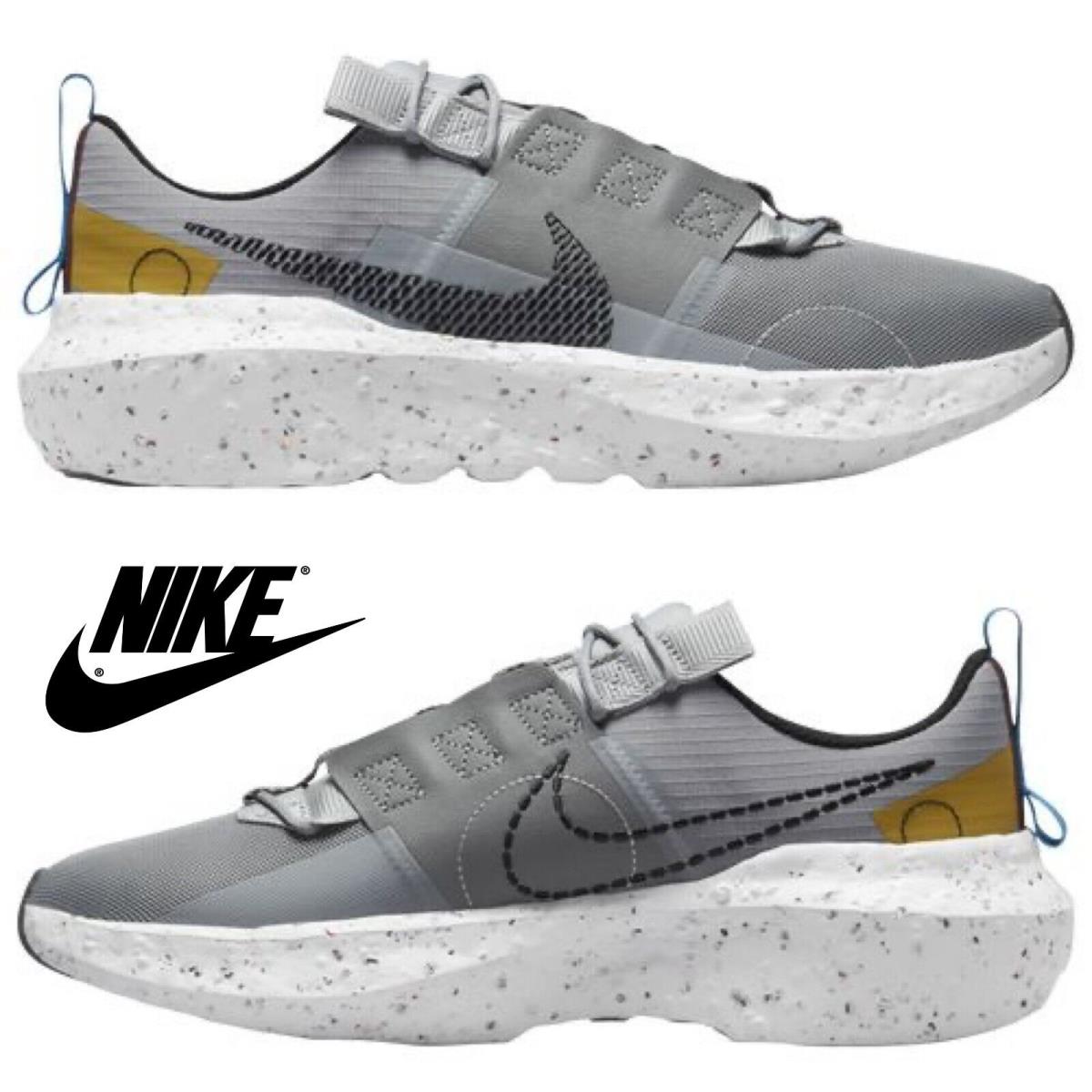 Nike Men`s Crater Impact Sneakers Training Athletic Sport Casual Shoes Gray