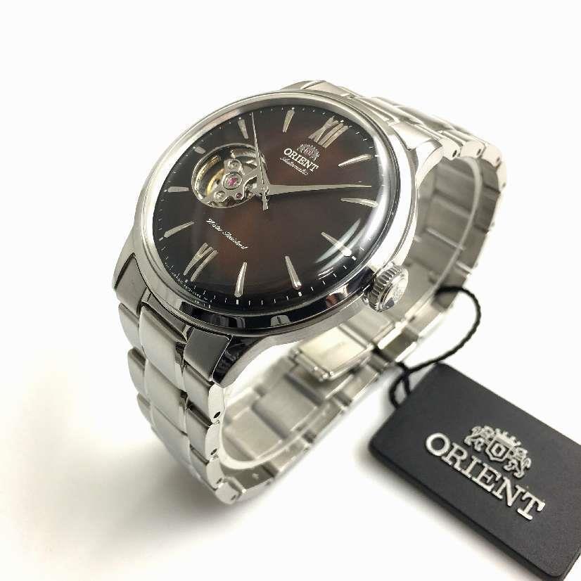 Men`s Orient Bambino Open Heart Automatic Watch RA-AG0027Y10B