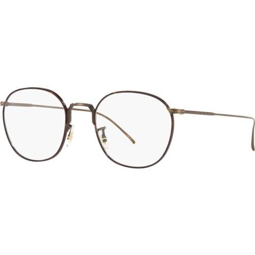 Oliver Peoples Jacno Antique Gold/tort Eyeglass Frames - OV1251 5297 50 - Italy - Frame: Antique Gold-Tone/Tortoise