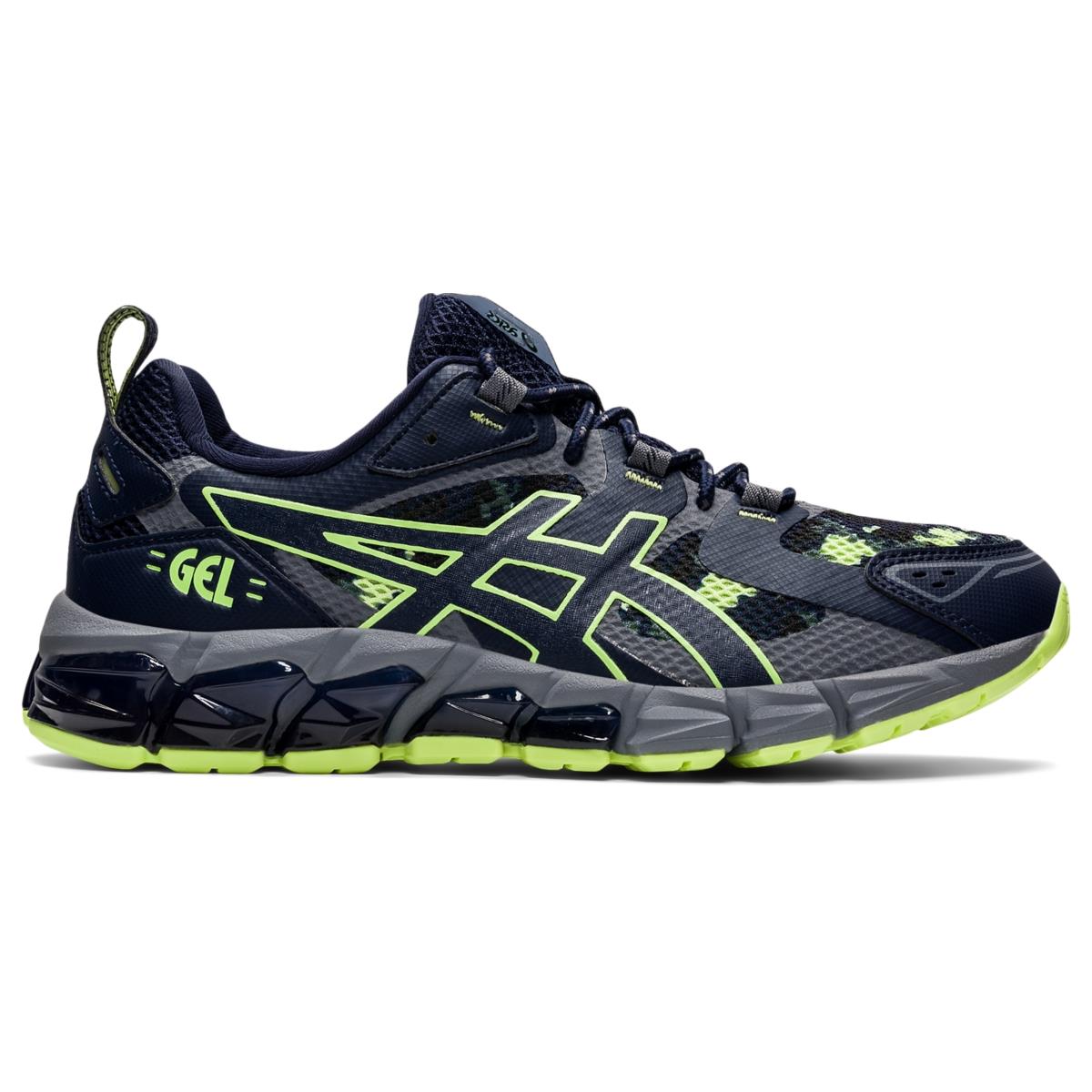 Asics Men`s Gel-quantum 180 Sportstyle Shoes 1201A495 MIDNIGHT/LIME GREEN
