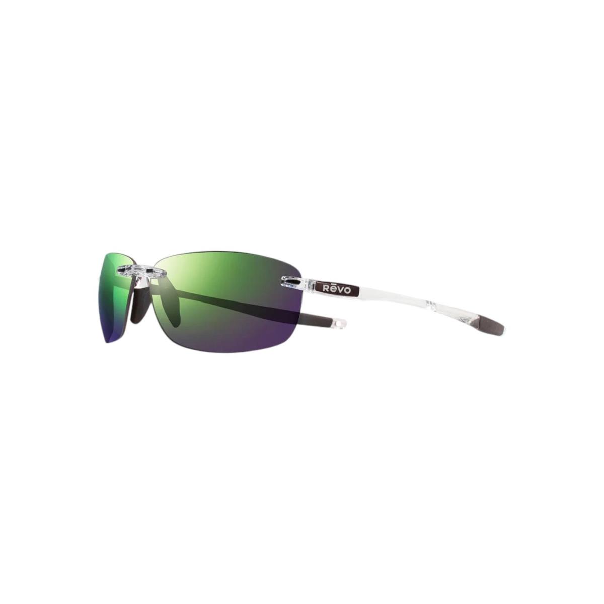 Revo Men`s Polarized Descend Fold Crystal Evergreen 63-13-139