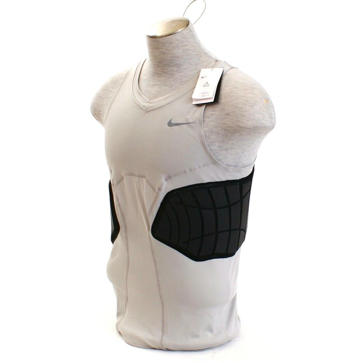 Nike Dri Fit Pro Hyperstrong Gray Padded Compression Basketball Tank Men`s