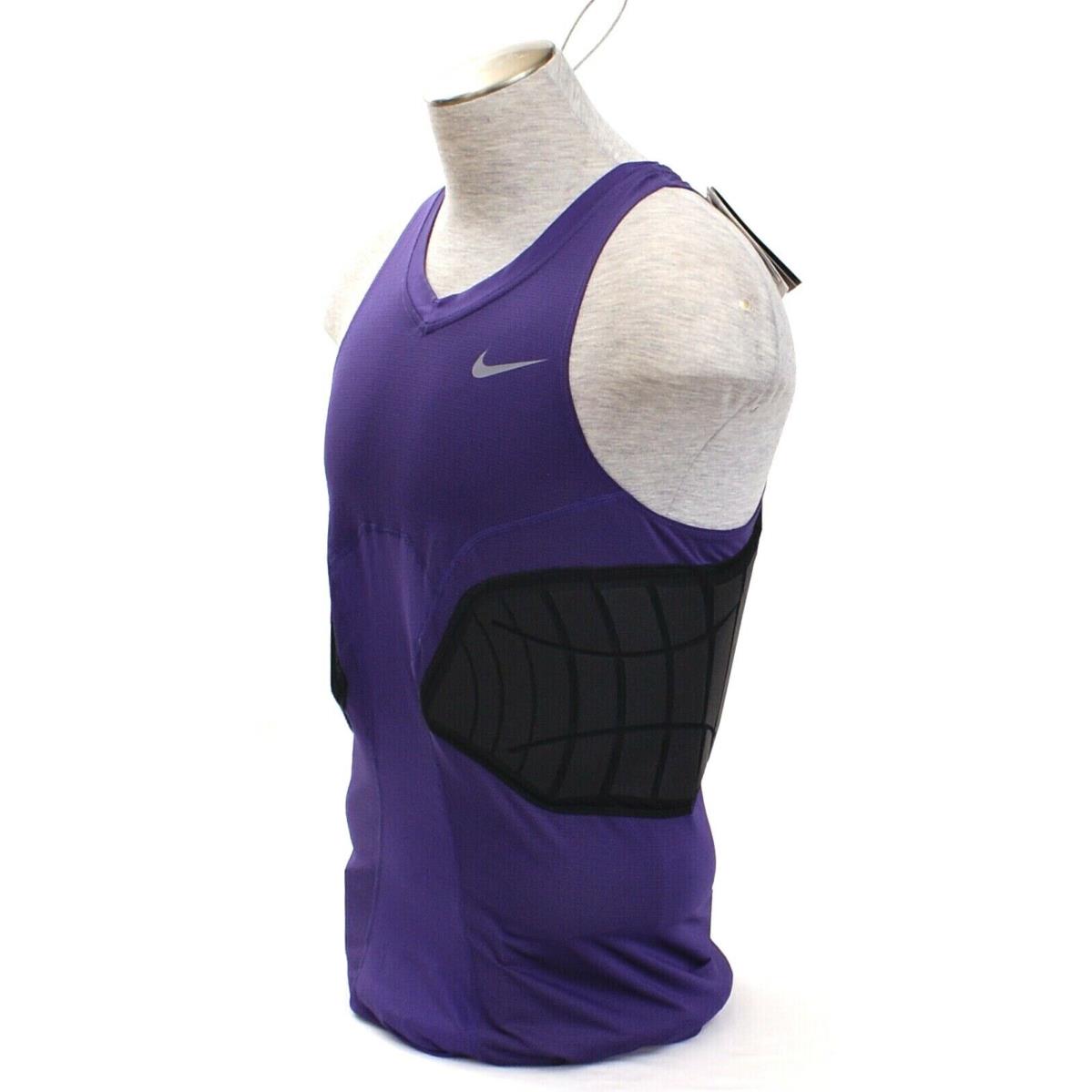 Nike Dri Fit Pro Hyperstrong Purple Padded Compression Basketball Tank Men`s - Purple