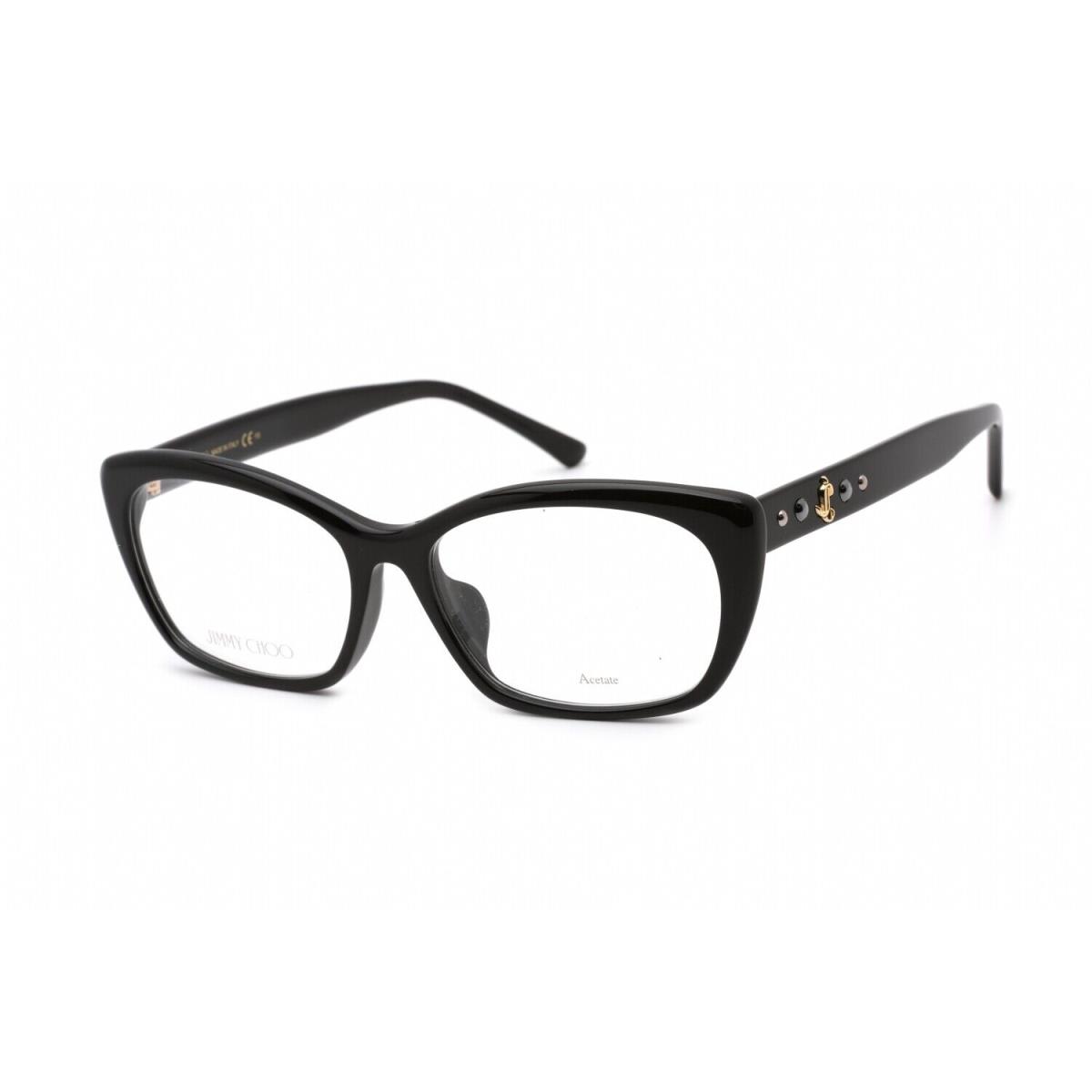 Jimmy Choo JC 346/F 0807 00 Eyeglasses Black Frame 54 Mm
