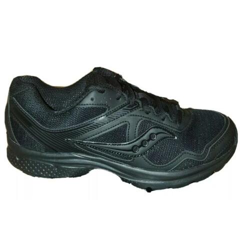 Mens Saucony Grid Cohesion 10 Black SZ 7 Athletic Running Sneaker Shoes