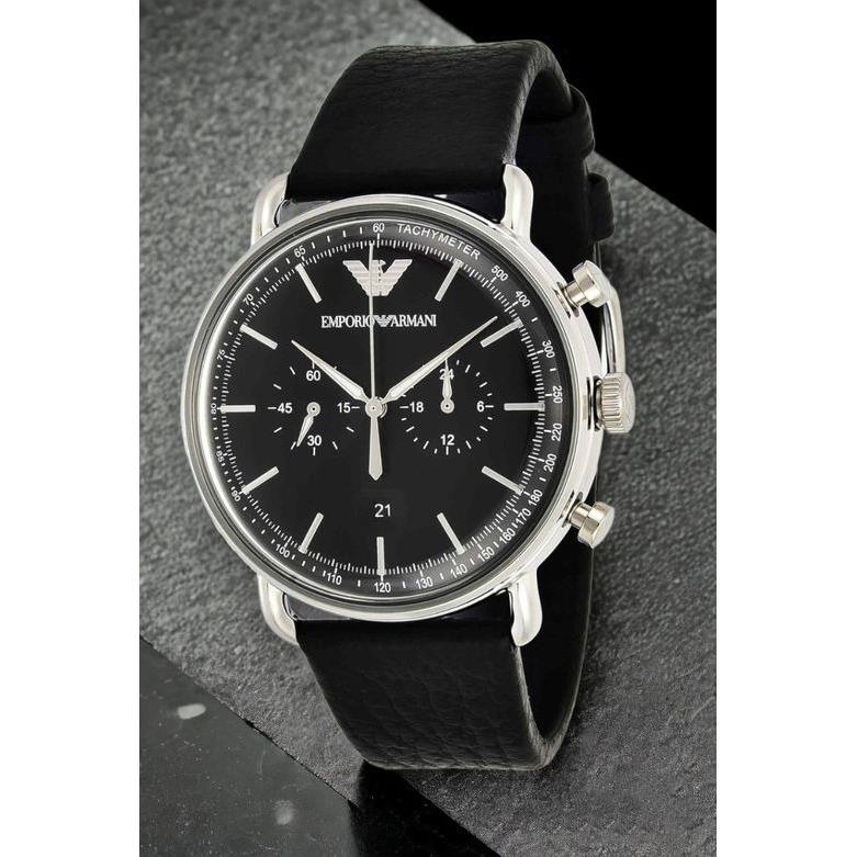 Emporio Armani Black Dial AR11143 Chronograph Men`s Watch