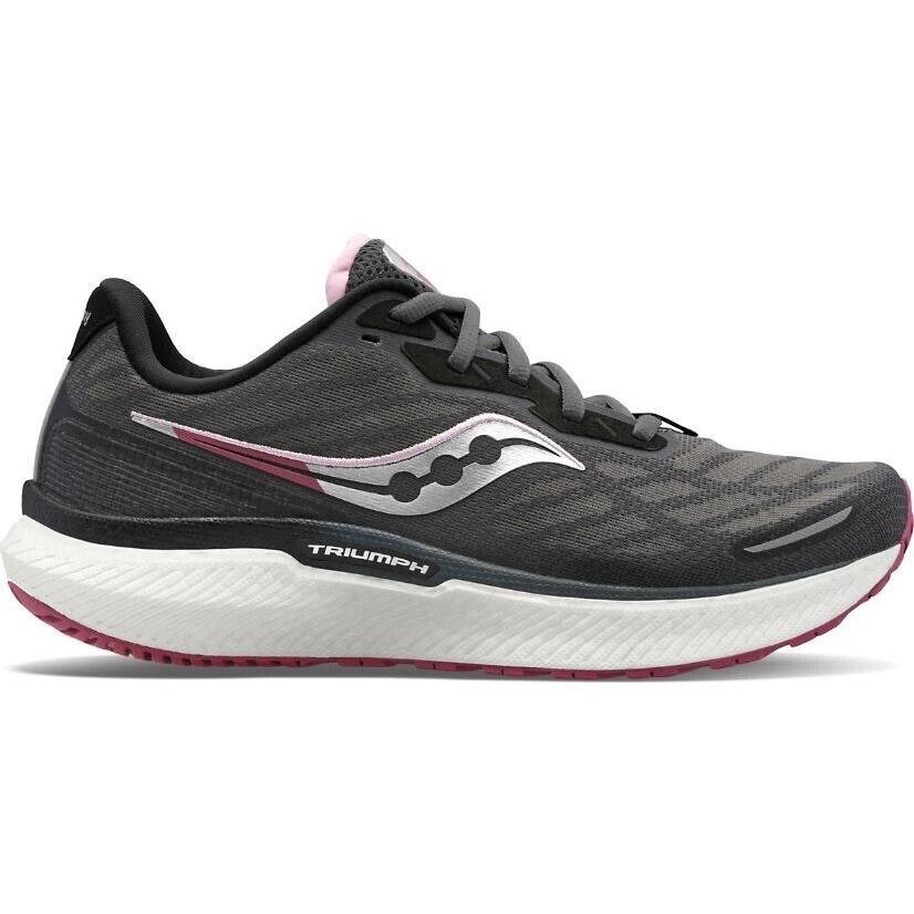 Saucony S10678-15 Triumph 19 Women`s Running Shoes Shadow Quartz Size 7.5 US