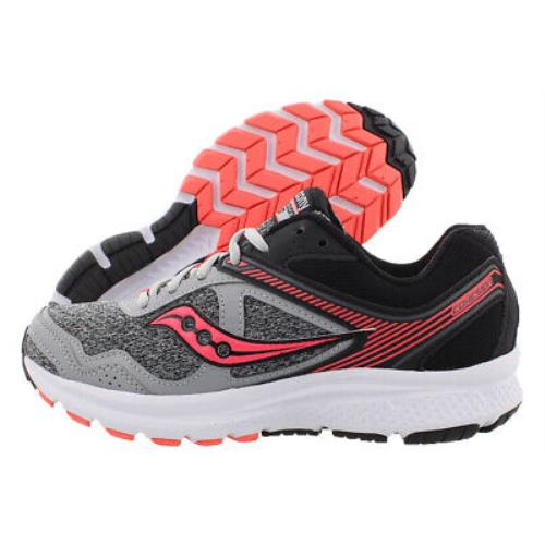 Saucony Grid Cohesion 10 Running Women`s Shoes Size 10 Color: Grey/black/pink