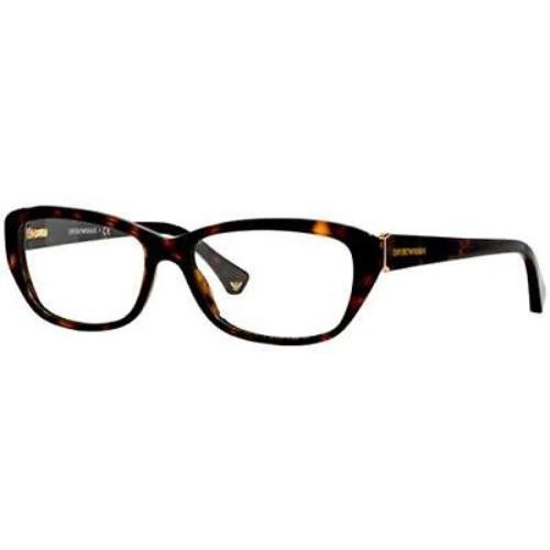 Emporio Armani EA 3041 Women`s Eyeglasses Havana 53
