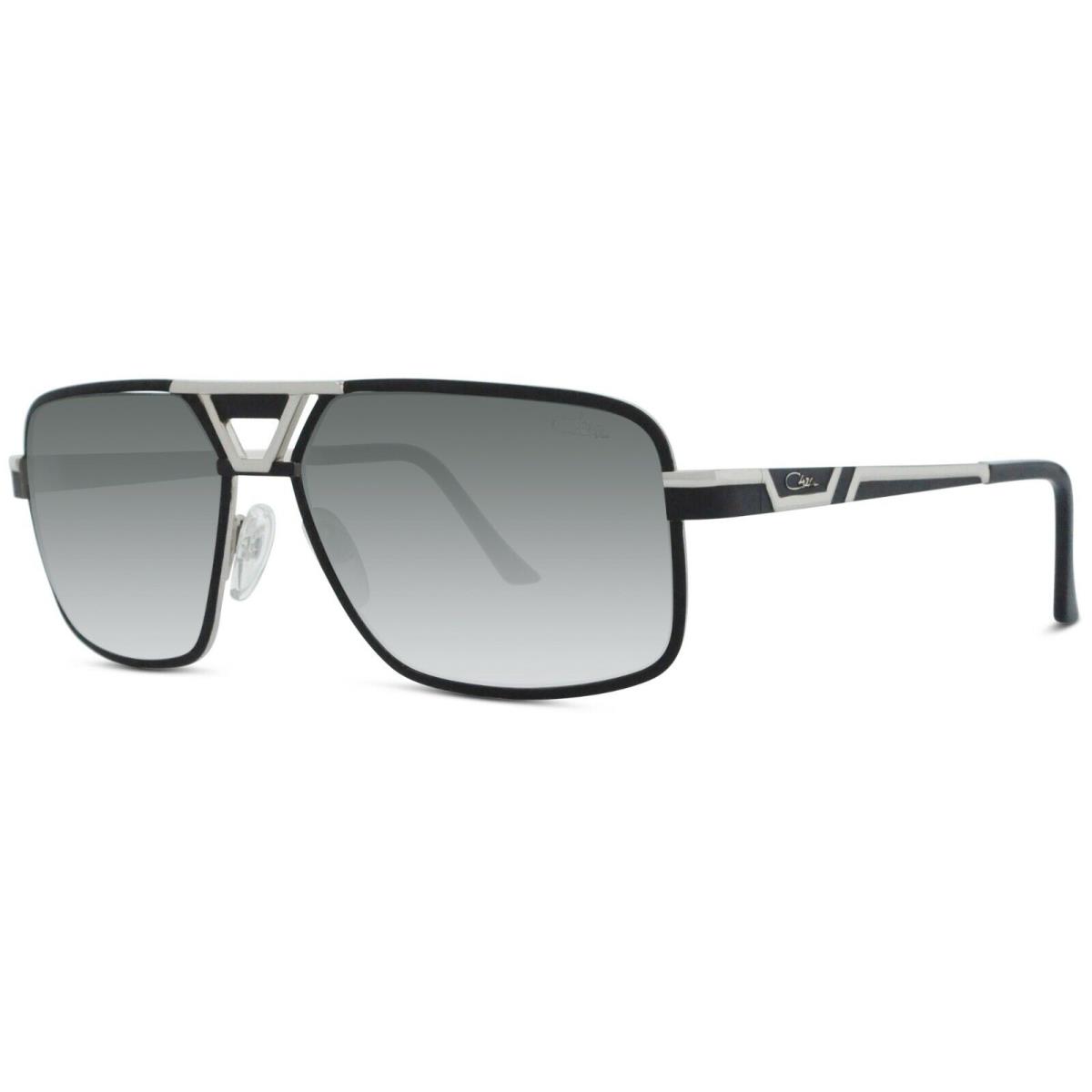 Cazal 9071 Black Silver/grey Green Shaded 002 Sunglasses