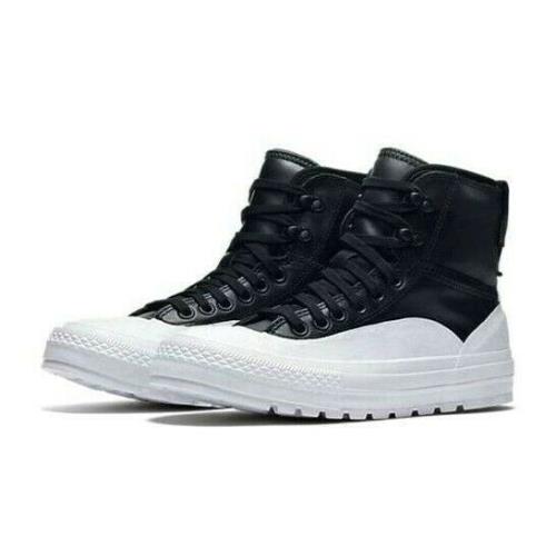 Converse Ctas Tekoa HI Womens Size 9 Sneaker Shoes 153657C Black White