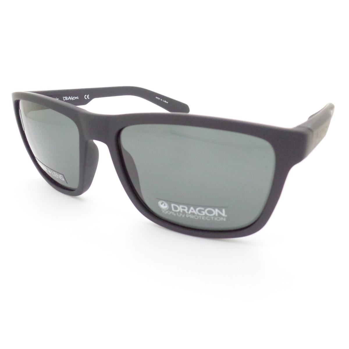 Dragon DR Reed Matte Black 002 Smoke 57mm Sunglasses