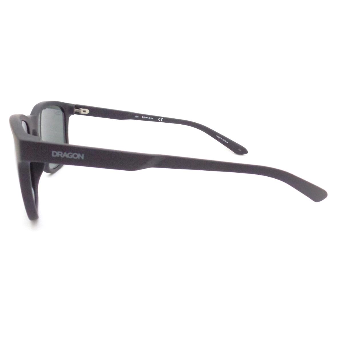 Dragon Unisex Clover Sunglasses - Matte Black Frame | LL Smoke
