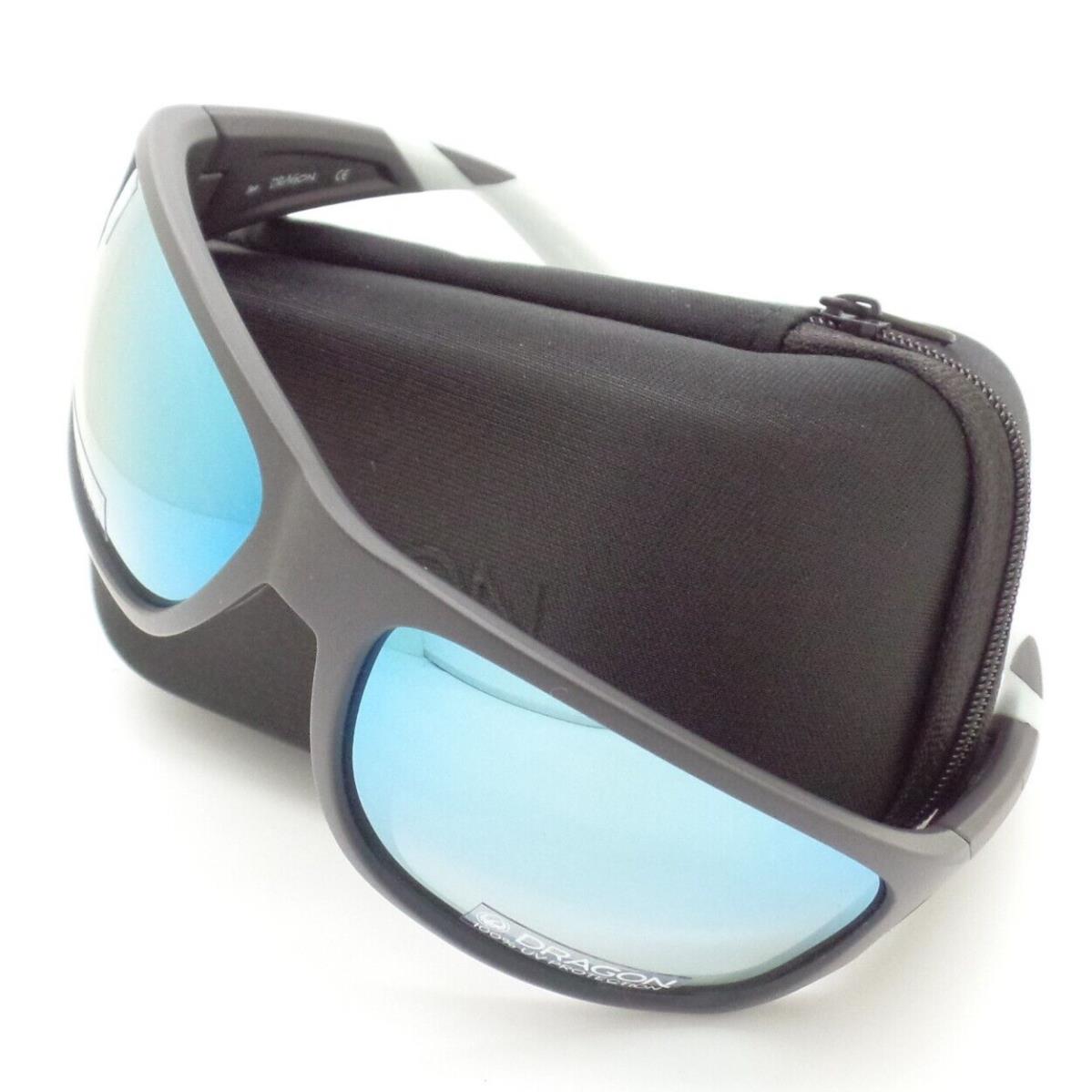 Dragon Tidal X LL Polarized 025 Matte Grey Blue Frozen Floatable Sunglasses