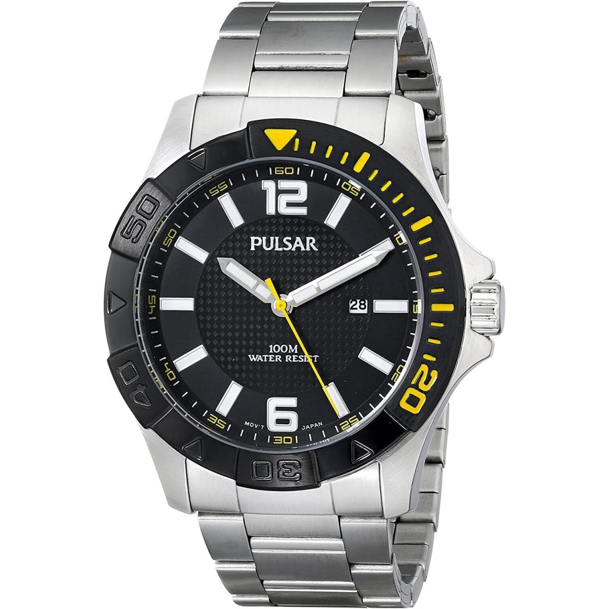 Pulsar Mens PH9029X Everyday Value Analog Display Japanese Quartz Silver Watch