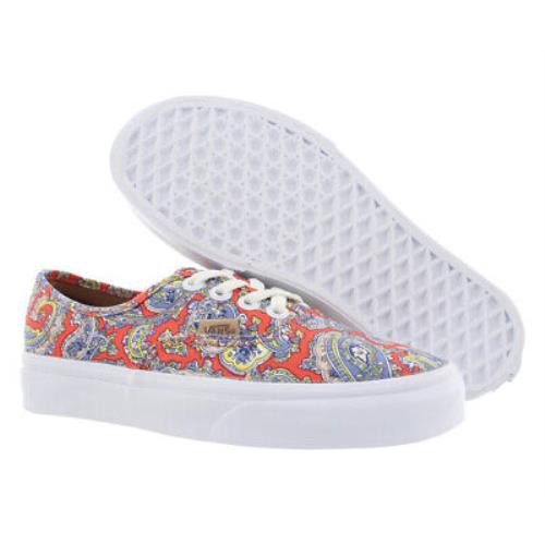 Vans + Paisley Mens 4/Womens 5.5 Color: Red/blue/yellow