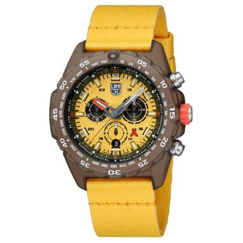 Luminox watch  - Yellow Dial, Yellow Band, Brown Bezel 9