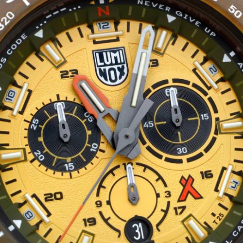 Luminox watch  - Yellow Dial, Yellow Band, Brown Bezel 4