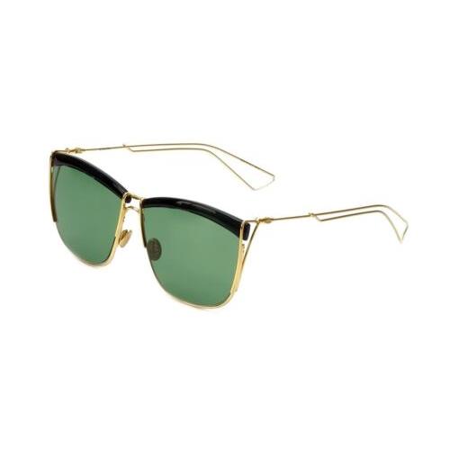 Christian Dior Designer Sunglasses So Electric MY2 in Black Gold with Green Lens