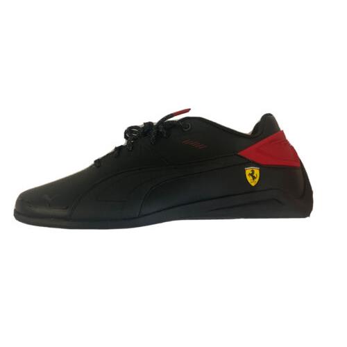 Puma Ferrari Drift Cat Delta Black Red Driving Racing Sneaker Shoes Size 11.5