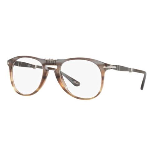 Persol 0PO9714VM 1137 Opal Brown Embedding Men`s Eyeglasses