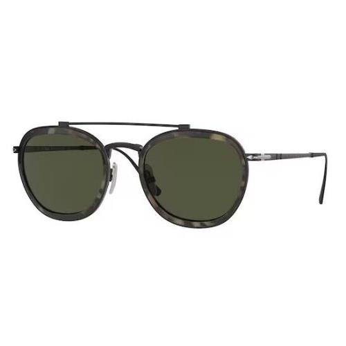 Persol PO5008ST 801531 Black Green 51 mm Unisex Sunglasses