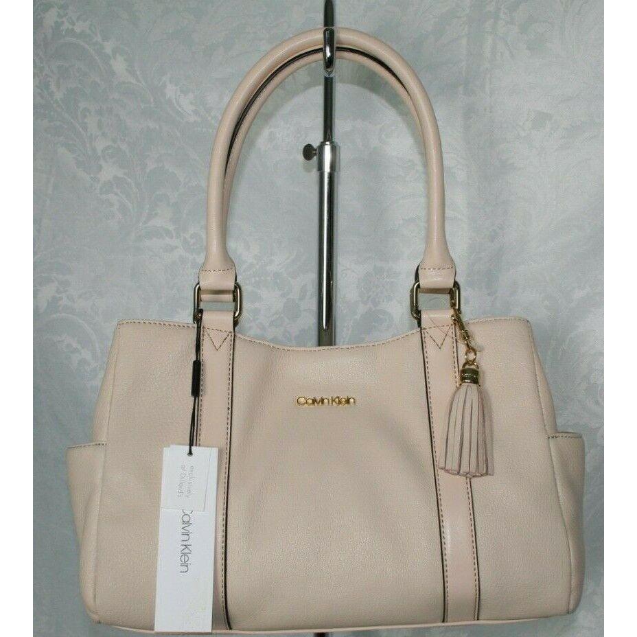 Calvin Klein L-savanna Sand Leather Tote H4GDA2TP