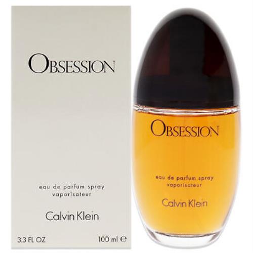 Pack of 3 Obsession by Calvin Klein For Women - 3.3 oz Edp Spray