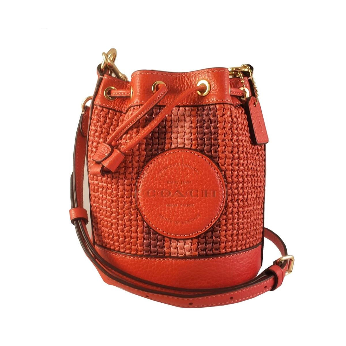 Coach - Womens Mini Dempsey Bucket Bag - C9955 - Miami Red