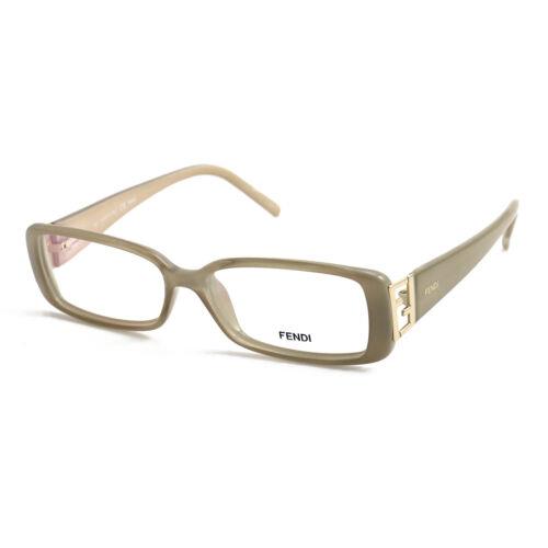 Fendi Eyeglasses Women Dark Beige Frames Rectangle 52 14 135 F975 264 ...