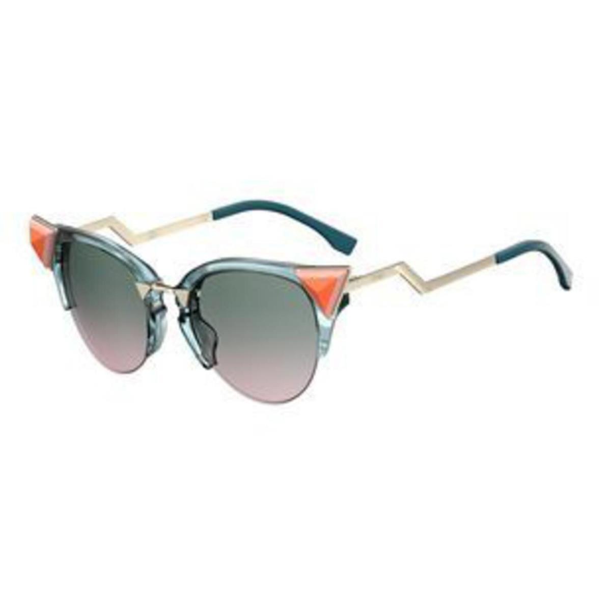 Fendi FF 0041/N/S BR0/JP Cateye Sunglasses Transparent Blue Pink Gradient