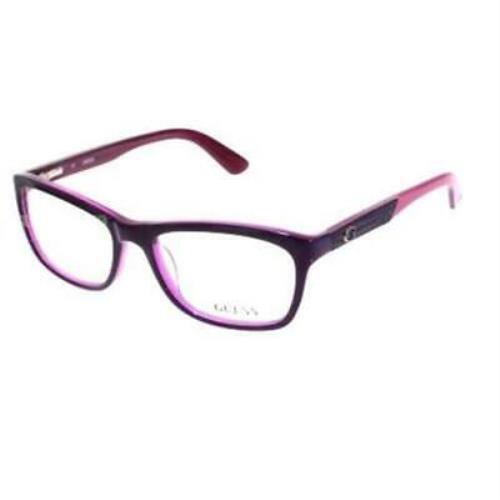 Guess Womens Frames Eyeglasses 2510 081 Violet/fuchsia 52 16 135