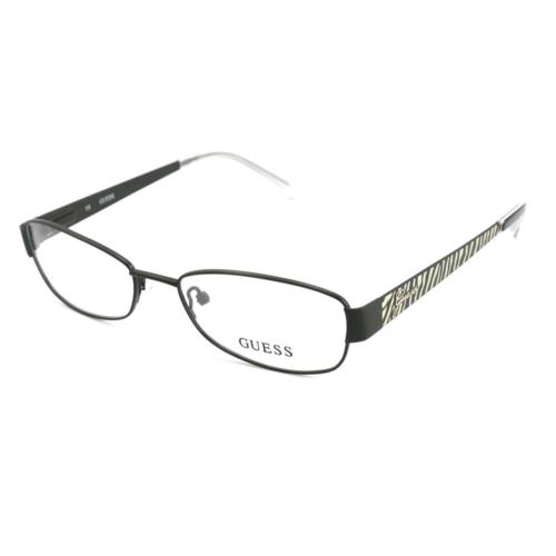 Guess Eyeglasses Womens GU2404 Blk Black 53 17 135 Frames Oval