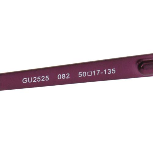 Guess eyeglasses  - Purple , Purple Frame, With Plastic Demo Lens Lens 3