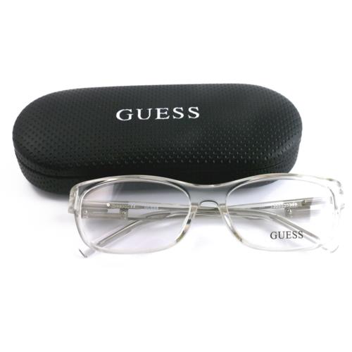 Guess eyeglasses CRY - Crystal , Crystal Frame, With Plastic Demo Lens Lens 0