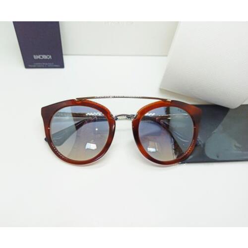 Prada sunglasses SPR - Brown Frame, Blue Lens 1